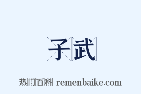 子武是什么意思的图片